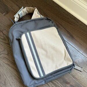 Creative Memories Scrapbooking Cross Body Messenger Bag Tan Gray Canvas Crafts